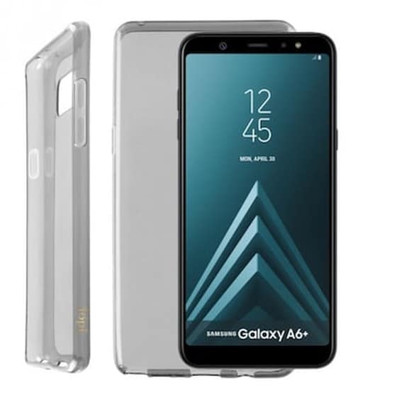 Θήκη Samsung Galaxy Α6+ - Idol 1991 Air Slim TPU - Διάφανο Γκρι image 0