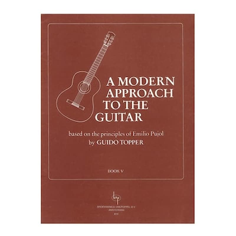 B&P Βιβλίο Για Κλασσική Κιθάρα B-p Topper - A Modern Approach To The Guitar, Book 5