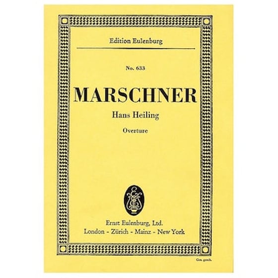 Marchner - Hans Heiling Overture [pocket Score] image 0
