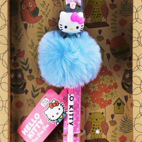 Λαμπάδα&nbsp;Synchronia&nbsp;Στυλό&nbsp;Pom&nbsp;Pom&nbsp;Hello&nbsp;Kitty&nbsp;Ροζ image 1