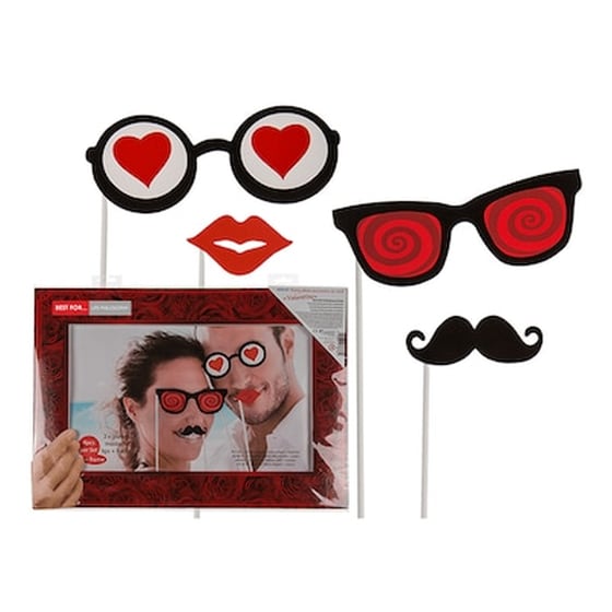 Αξεσουάρ Πάρτι - Photo Booth Valentine 47 X 33 Cm, Set Of 4 image 0