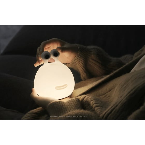Allocacoc Slug Night Lamp Muid Φωτάκι Παιχνίδι Γυμνοσάλιαγκας Από Μαλακή Σιλικόνη Με Χρονοδιακόπτη image 2