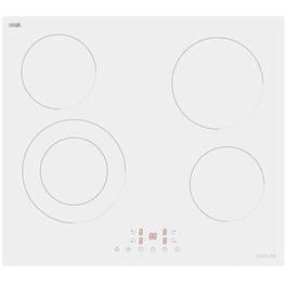 DAVOLINE WVC6005 60 cm Λευκό Εστία Κεραμική Αυτόνομη