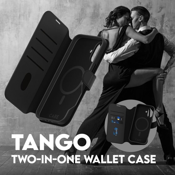 Θήκη Apple iPhone 16 Plus - PanzerGlass MagSafe Tango Two-In-One Wallet Case - Black image 6