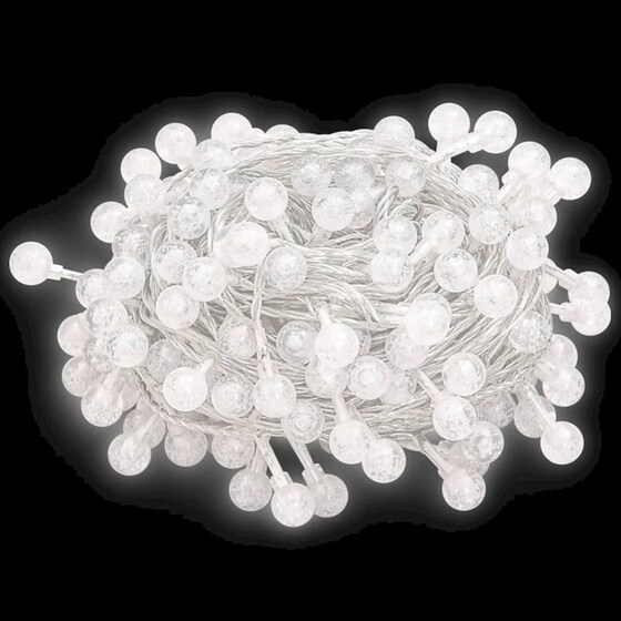 Λαμπάκια Σειρά Vidaxl Σφαιρικά Με 200 LED 20m - Ψυχρό Λευκό image 3
