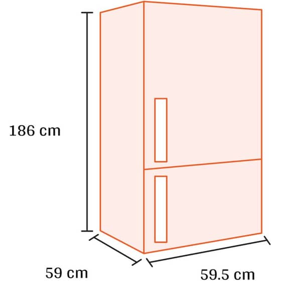 HISENSE RB390N4CCD
Total No Frost 304 Lt Γκρι Ψυγειοκαταψύκτης image 1