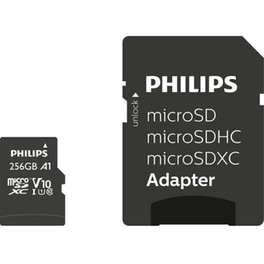 Philips MicroSDXC 256GB Class 10 U1 V30 A1 UHS-I με αντάπτορα