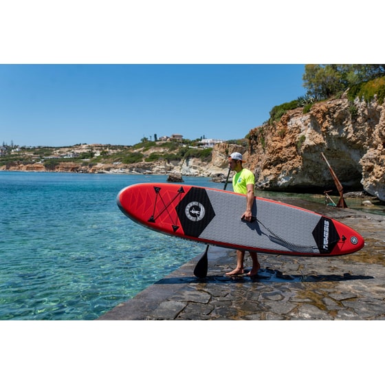 Φουσκωτή Σανίδα SUP AquaSup Nemesis 366 x 84 cm - Κόκκινη image 2