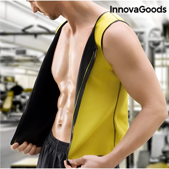 Αθλητικό Γιλέκο Αδυνατίσματος & Εκγύμνασης από Πολυεστέρα Innova Goods Large - Κίτρινο image 1