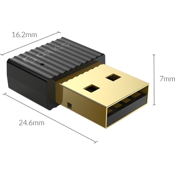 Orico USB Αντάπτορας Ασύρματη Σύνδεση Bluetooth για PC Μαύρο image 3