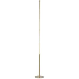 Φωτιστικό Δαπέδου Led Dimmable Aca Avenue από Αλουμίνιο 1.8x146 cm - Χρυσό