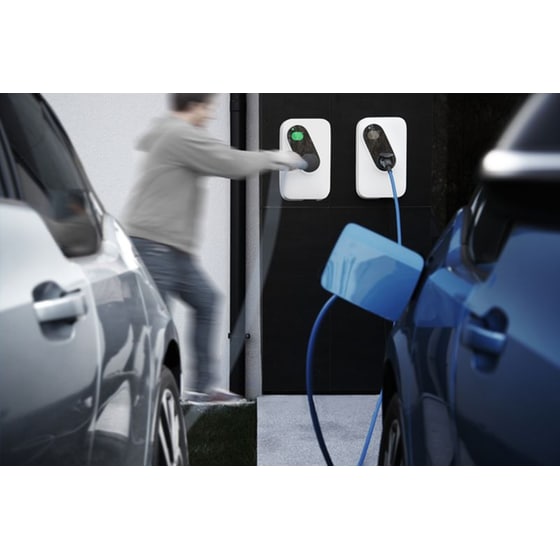 Επιτοίχιος Φορτιστής Αυτοκινήτου Etrel Inch Pro 22 kW με Ρελέ Διαφυγής RCBO και Καλώδιο - Γκρι image 7