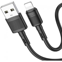 Καλώδιο Φόρτισης Hoco X83 USB-A σε Lightning 2.4a 1m - Μαύρο + Δωρο Touchpen