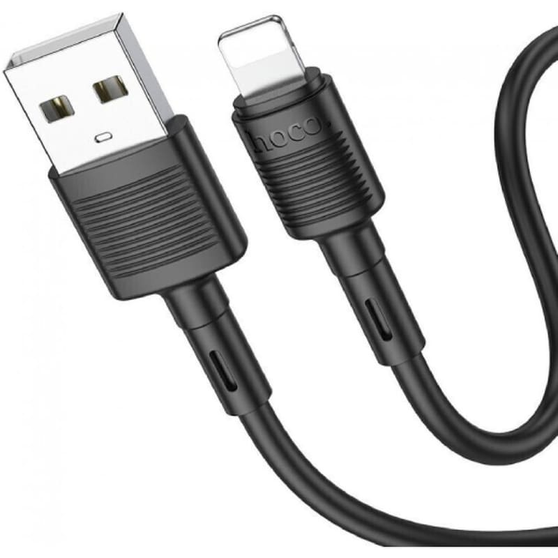 HOCO. Καλώδιο Φόρτισης Hoco X83 USB-A σε Lightning 2.4a 1m - Μαύρο + Δωρο Touchpen