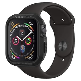 Θήκη Spigen Rugged Armor για Apple Watch 44mm - Μαύρο