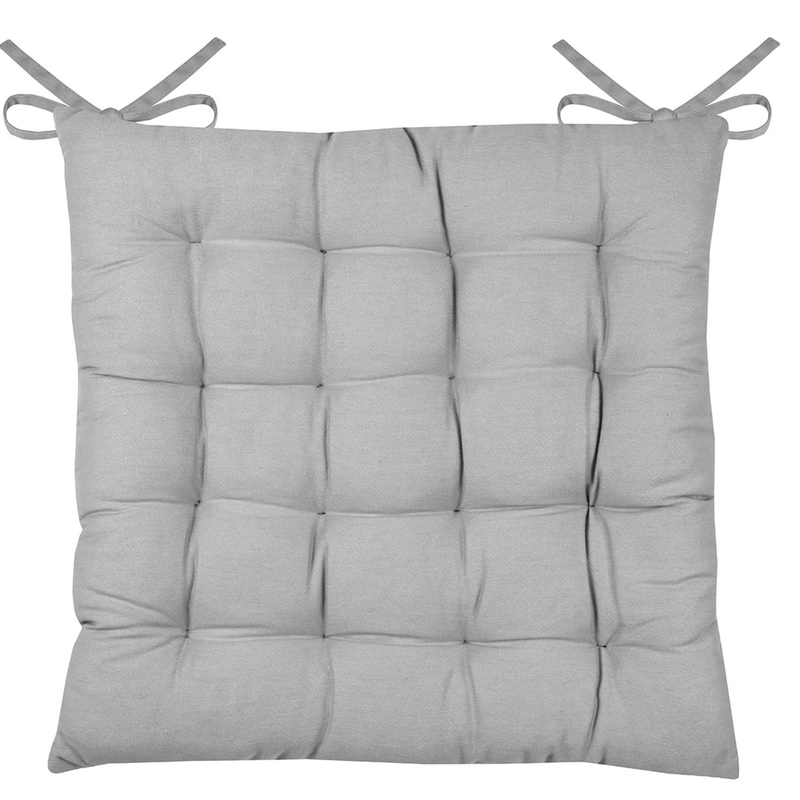 SPITISHOP Μαξιλάρι Καρέκλας Spitishop Cub990006gal 38x38cm - Γκρι