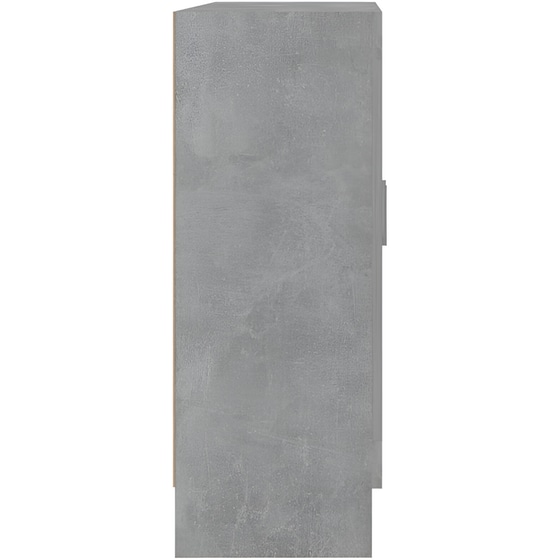 Βιτρίνα VidaXL από Μοριοσανίδα 82.5x30.5x80 cm - Γκρι image 3