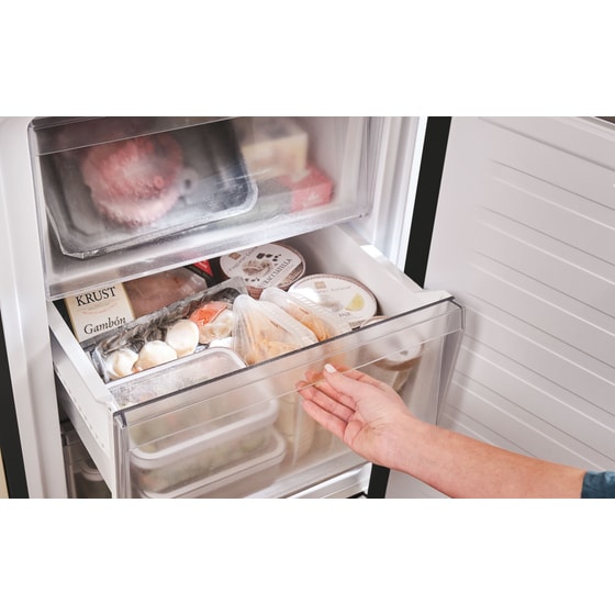 CANDY Fresco ECN2CQTEB206 Total No Frost 409 Lt Μαύρο Ψυγειοκαταψύκτης image 4