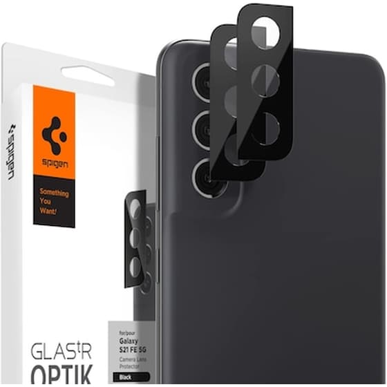 Προστατευτικό καμερών Samsung Galaxy S21 - Spigen Glas.tr Optik Camera Lens Protector 2pcs image 0