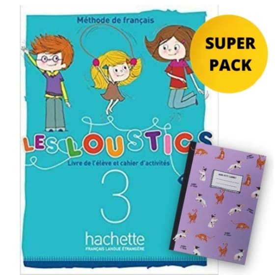 Les Loustics Mini Volume 3 A1 Super Pack (Livre + Cahier + Lexique + Cadeau Surprise) image 0