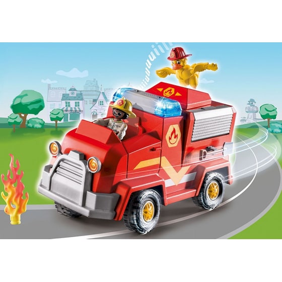 PLAYMOBIL® Duck on Call Όχημα Πυροσβεστικής με κανόνι νερού (70914) image 2