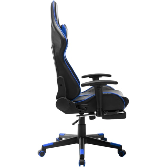 Καρέκλα Gaming VidaXL από Τεχνητό Δέρμα - Μαύρη/Μπλε image 2