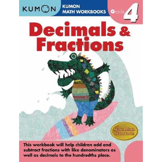 Decimals & Fractions, Grade 4 image 0