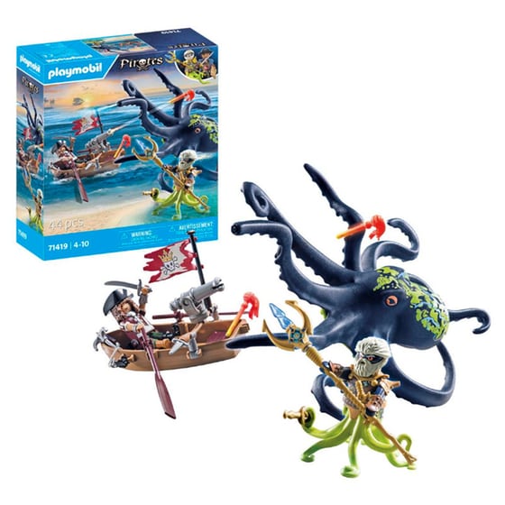 PLAYMOBIL® Pirates Μάχη με το Γιγάντιο Χταπόδι (71419) image 5