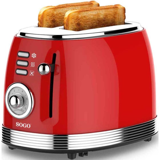 SOGO TOS-SS-5460 2 Θέσεων 850W Κόκκινο Φρυγανιέρα image 1