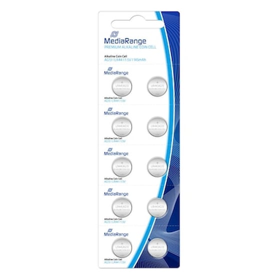Αλκαλική Μπαταρία Mediarange Premium Coin Cells Ag13 1.5v (lr44) (10 Pack) (mrbat113) image 0