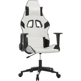 Καρέκλα Gaming VIDAXL 345520 από Τεχνητό Δέρμα - Μαύρο