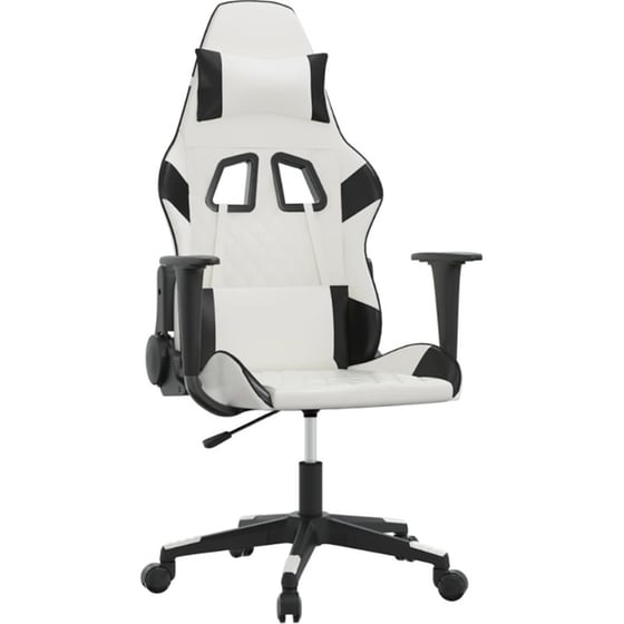 Καρέκλα Gaming VIDAXL 345520 από Τεχνητό Δέρμα - Μαύρο image 0