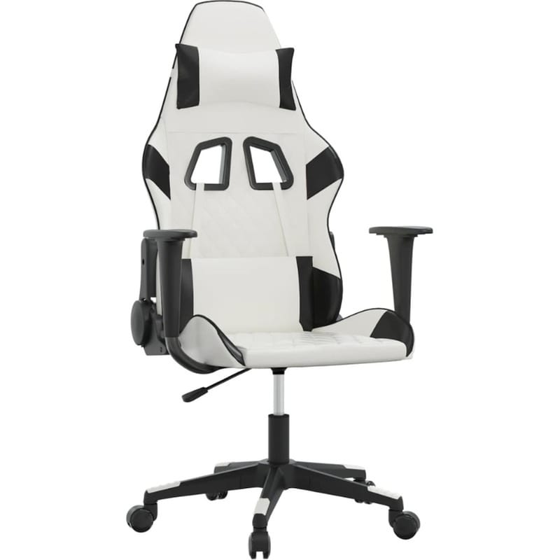 Καρέκλα Gaming VIDAXL 345520 από Τεχνητό Δέρμα - Μαύρο
