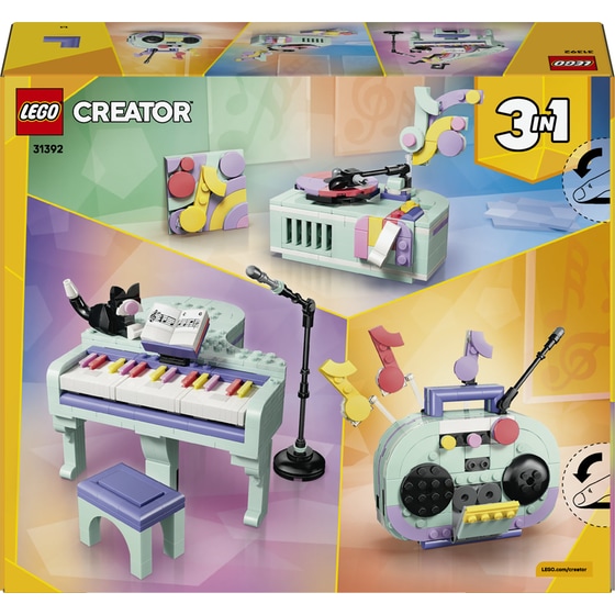 LEGO® Creator 3in1 Music Decor Piano with Cat (31392) image 8
