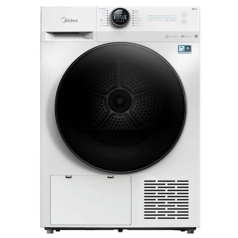 MIDEA MD200H100BWW 10 kg με Αντλία Θερμότητας Λευκό με WiFi Στεγνωτήριο Ρούχων