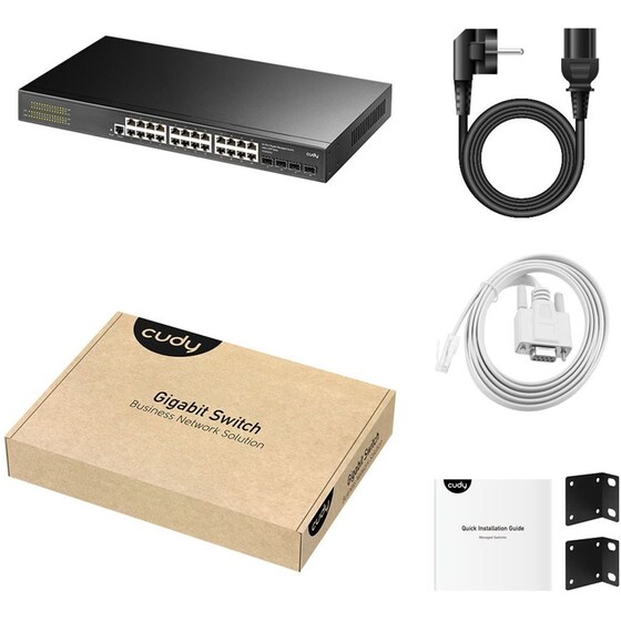 Cudy GS2024S2 v1 managed L2 Switch με 24 Θύρες Gigabit (1Gbps) image 3