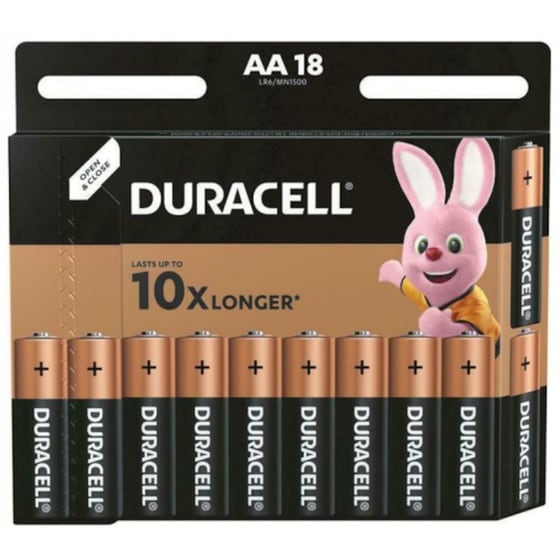 Duracell Αλκαλικές Μπαταρίες ΑΑ 1.5V 18τμχ image 0