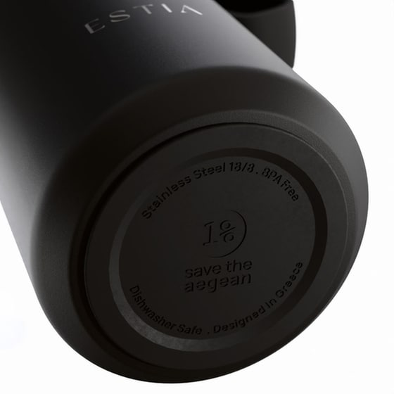 Μπουκάλι Θερμός Estia Pulse Save The Aegean Void (360 ml) image 3