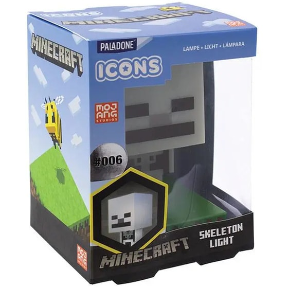 Φωτιστικό Paladone Minecraft Icon - Skeleton image 2