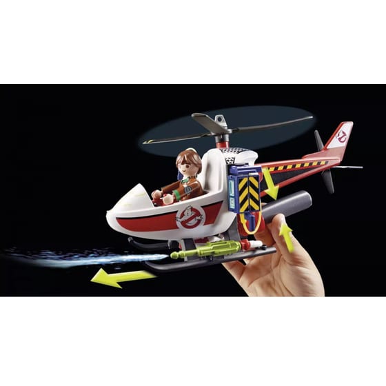 PLAYMOBIL® The Real Ghostbusters Venkman με Ελικόπτερο (9385) image 1