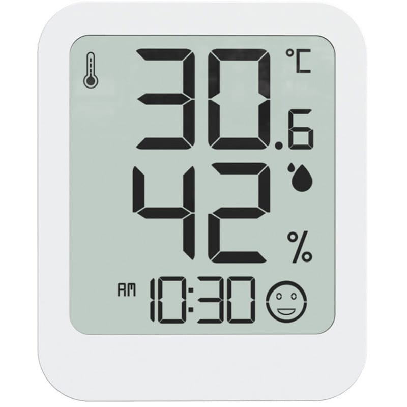 Ψηφιακό Θερμόμετρο / Υγρασιόμετρο Εσωτερικού Χώρου Life Contempo – Λευκό