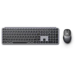 Keychron B6 Pro Combo Ultra-Slim Ασύρματο Bluetooth Σετ Πληκτρολόγιο & Ποντίκι - Space Grey