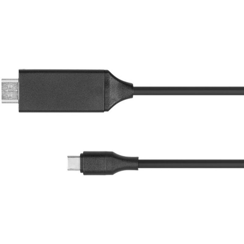 KRUGER & MATZ Αντάπτορας KRUGER MATZ KM1249 HDMI σε USB-C 2m - Μαύρο