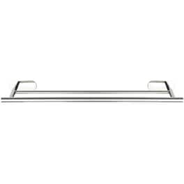 Κρεμάστρα Μπάνιου Wenko Ανοξείδωτη Διπλή 60x12x4.5cm - Ασημί