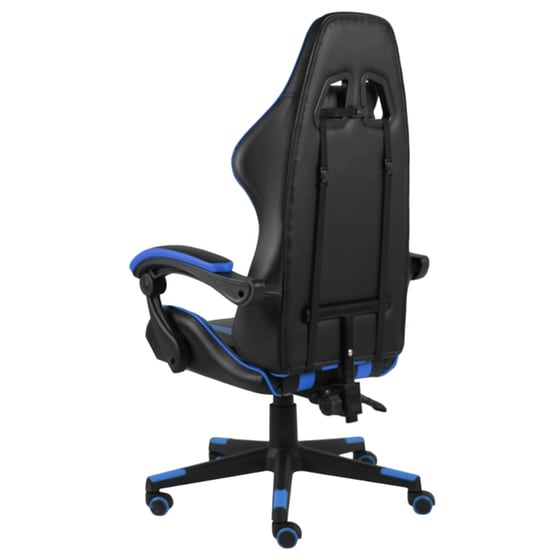 Gaming Καρέκλα Racing VidaXL Συνθετικό Δέρμα - Μπλε/Μαύρη image 3