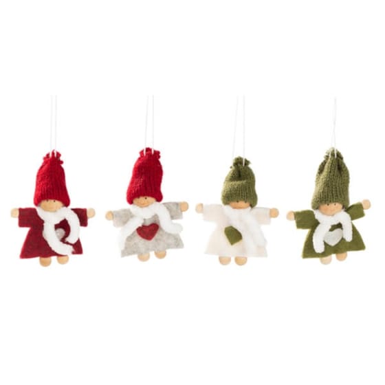 Xριστουγεννιάτικο Στολίδι Baden Μάλλινο 1 Τμχ - Αγγελάκια image 0