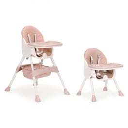 Παιδικό Κάθισμα Φαγητού 2 Σε 1 Χρώματος Ροζ Ecotoys Hc-823-pink