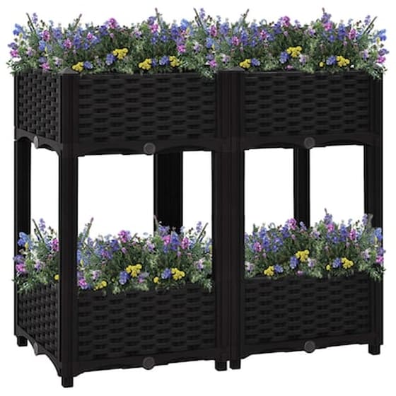 Vidaxl Ζαρντινιέρα 80 X 40 X 71 Εκ. Από Πολυπροπυλένιο image 1