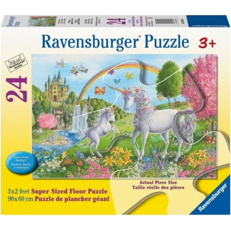 Παιδικό Παζλ Δαπέδου Ravensburger Μονόκεροι (24 Κομμάτια)