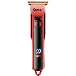 Κουρευτική Μηχανή Kemei KM-3709 - Κόκκινο